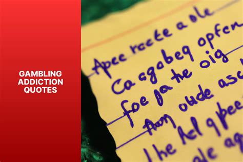 gambling addiction quotes|Gambling Addiction Quotes .